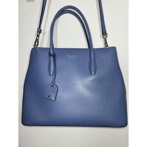 Kate Spade New York Eva Medium Top Zip Blue Satchel